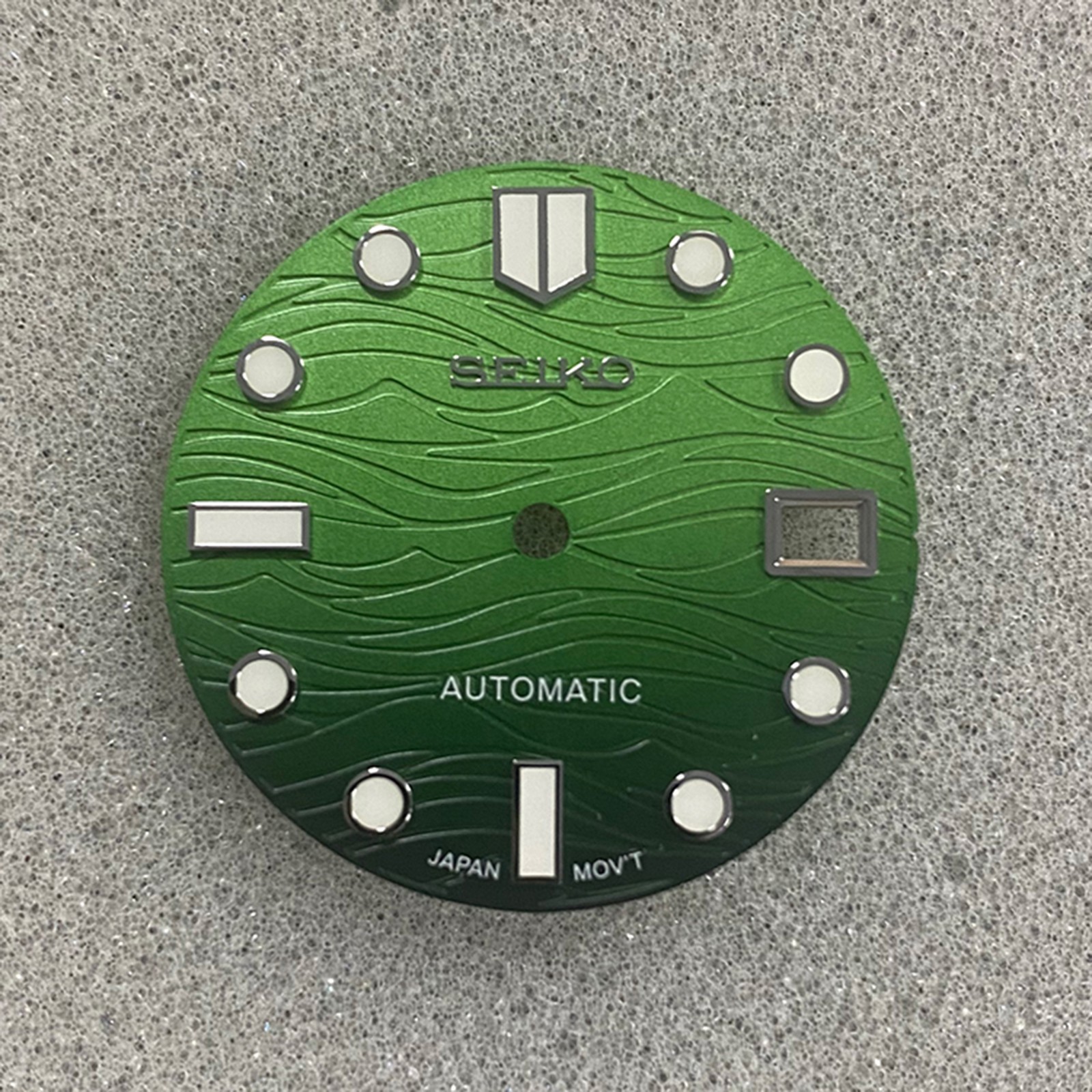 28.5mm Green Luminescent Watch Dial for NH35/36/4R Movement