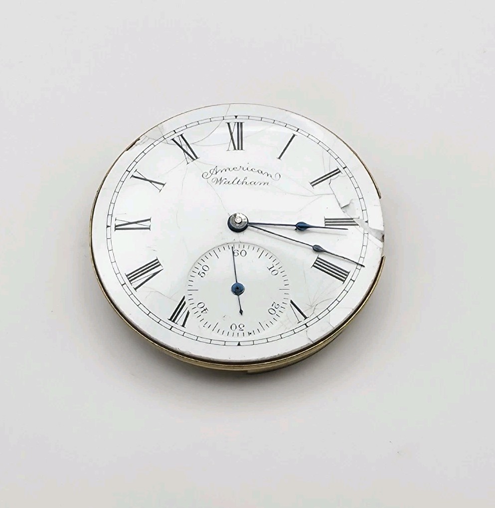 1891 Waltham Model 1890 Grade J 7J 6s Pocket Watch Movement For Repair