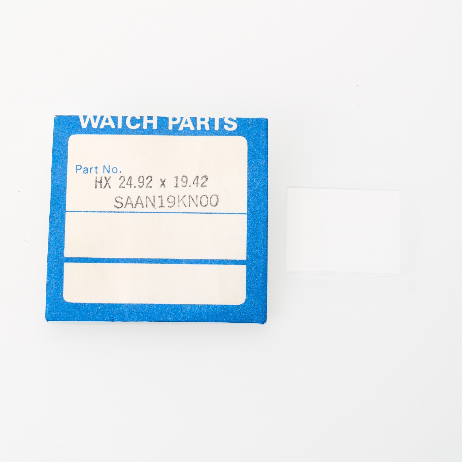 NOS Seiko Watch Crystal Part SAAN19KN00 Replacement Brand New Old Stock (S26)