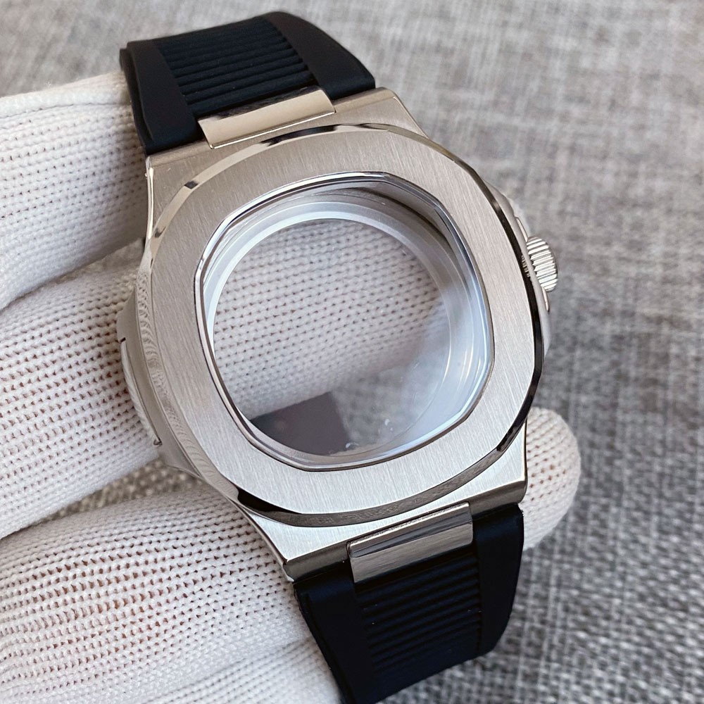 NH35A Square Watch Case 40mm for NH34 NH36 NH38 NH70/71/72 Waterproof Sapphire