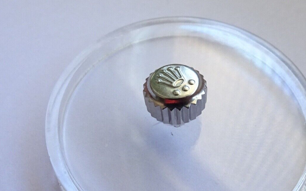 Genuine Rolex Crown 8mm., 24 803- 0 , Stainless Steel new condition