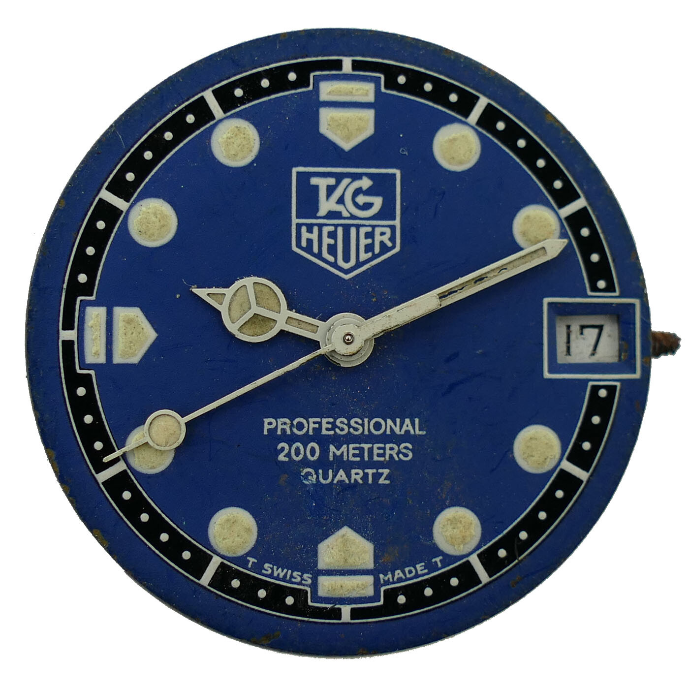 TAG HEUER PROFESSIONAL 200 METERS QUARTZ BLUE AND BLACK DIAL & 965313 MOVEMENT