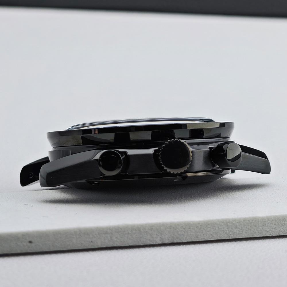39.7mm Metal Watch Case Fit VK63 Movement Men Watch Parts for 20mm Strap