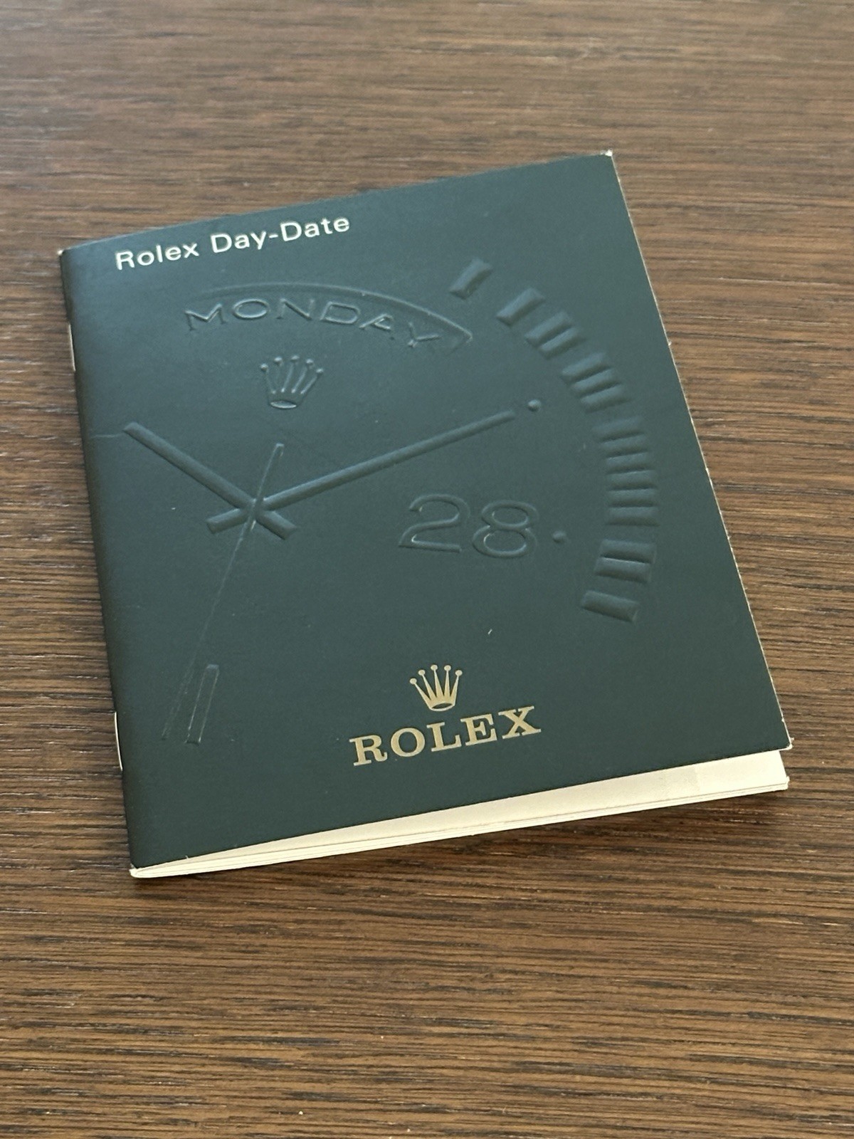 ROLEX – President 18k link -Large box – Bezel insert – Handkerchief – Anchor.