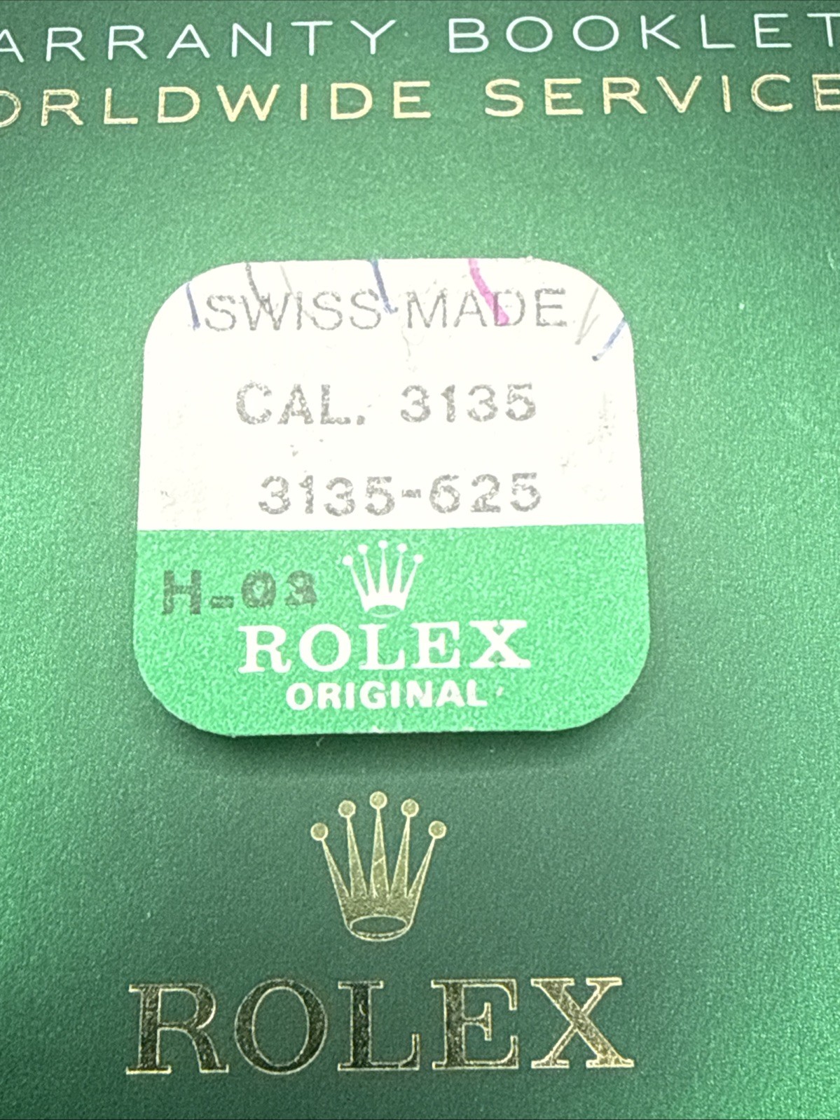 Rolex Calibre 3135 Date Wheel 3135-625 – New Sealed Package