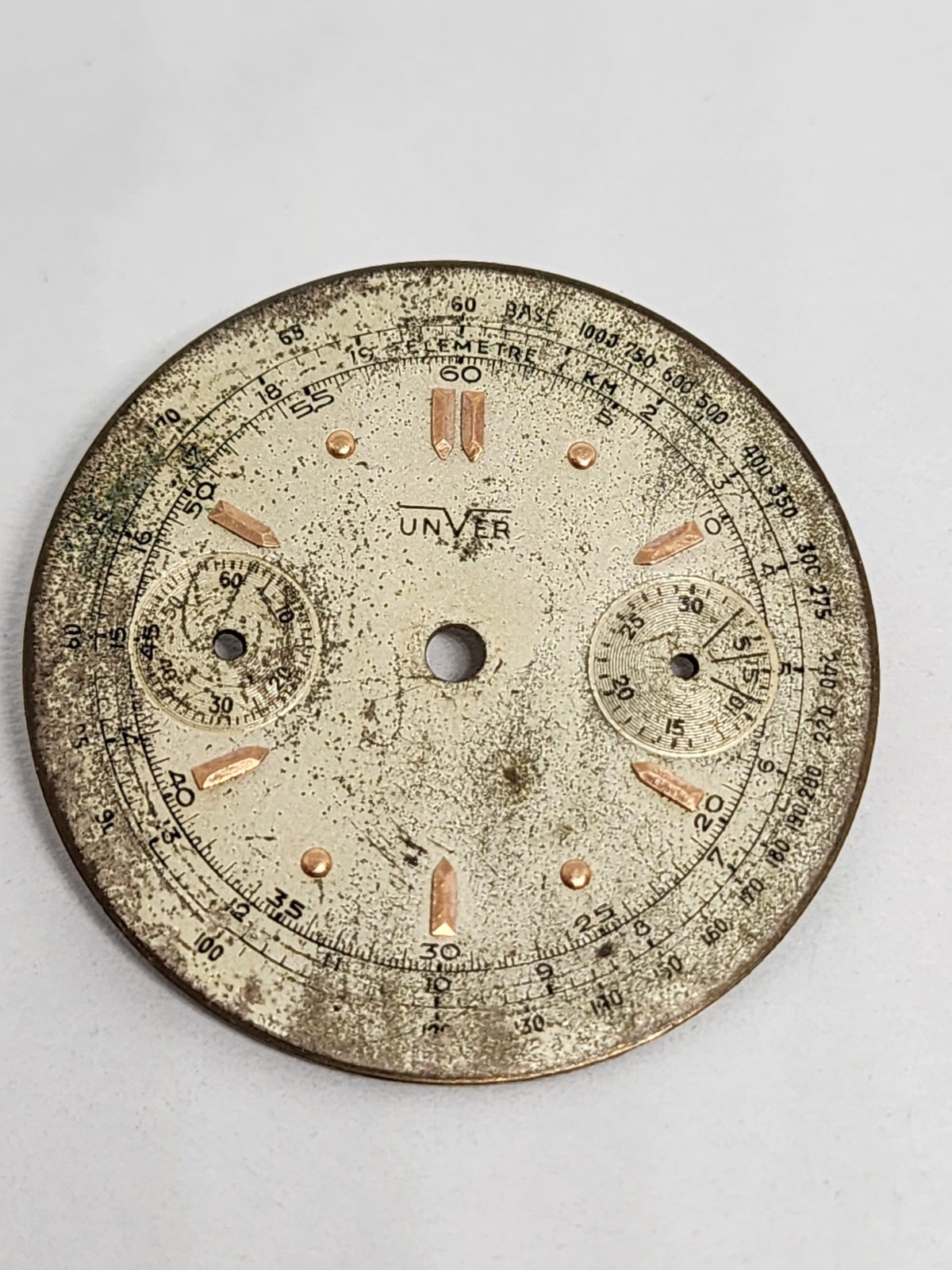 Vintage Unver Chronograph Dial 35.5mm