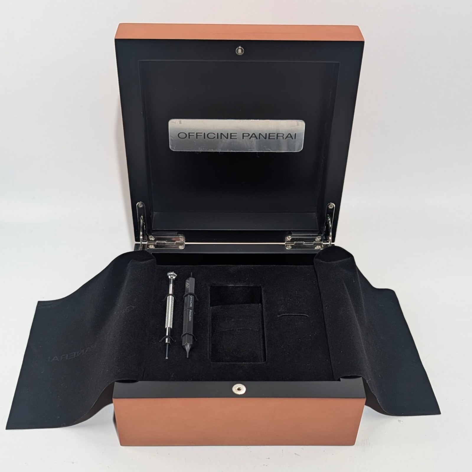 Panerai Triple Box Set with Strap Tool, Screwdriver, Manual, Guarantee & Card