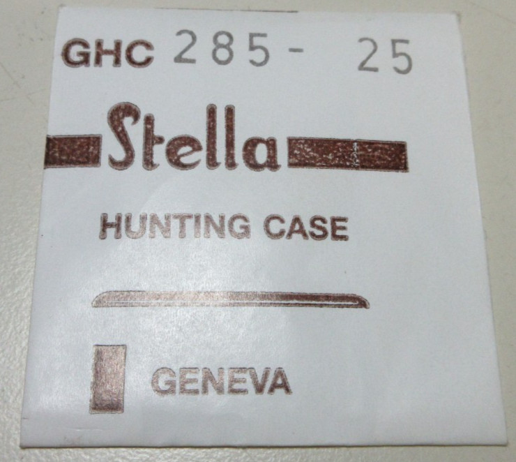 STELLA ROUND WATCH CRYSTAL GHC 285 – 25 HUNTING CASE REPLACEMENT PART #372
