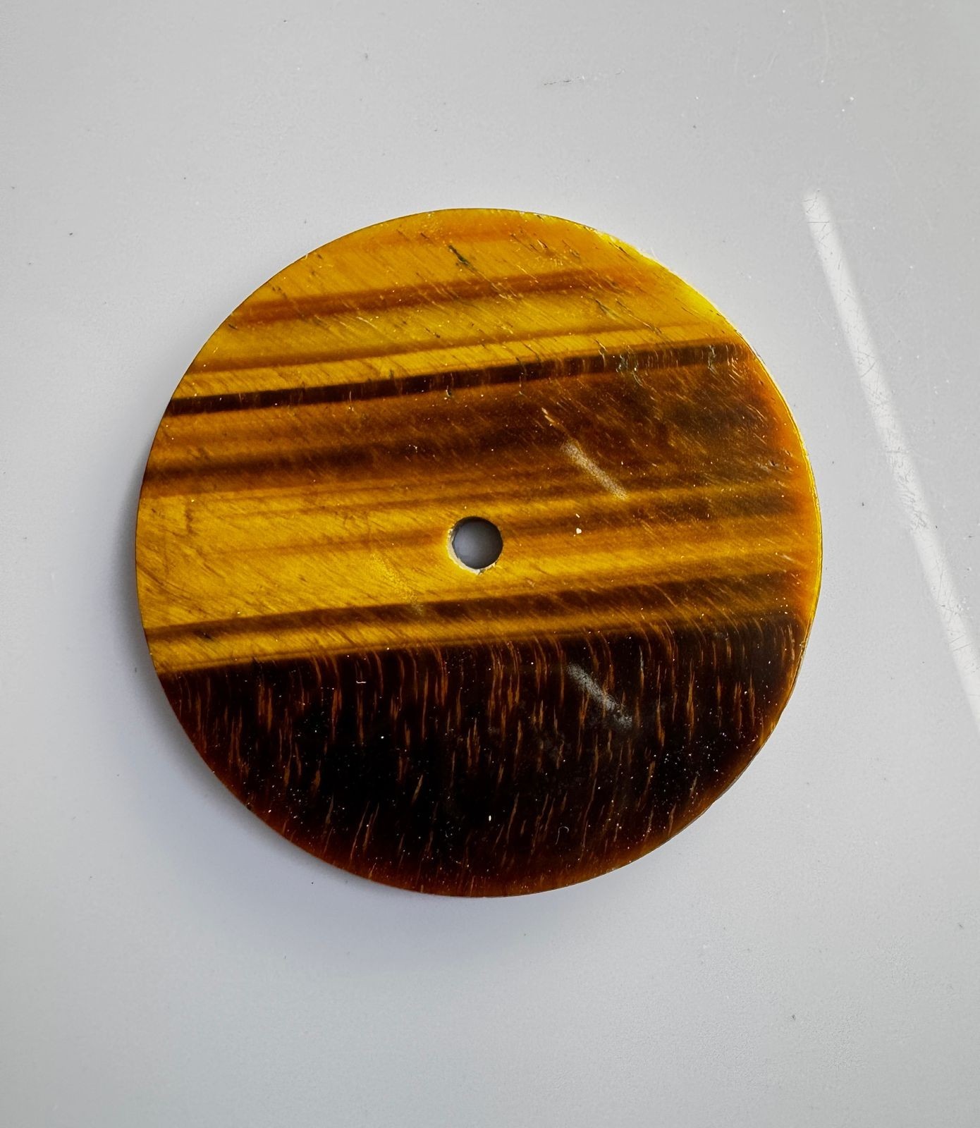 tiger eye Watch Dial Blank Handmade Dial for 31.5 mm-1.5 mm GMC-238
