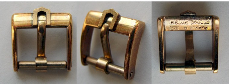 Watch Buckle Universal 11 mm Gold Plated