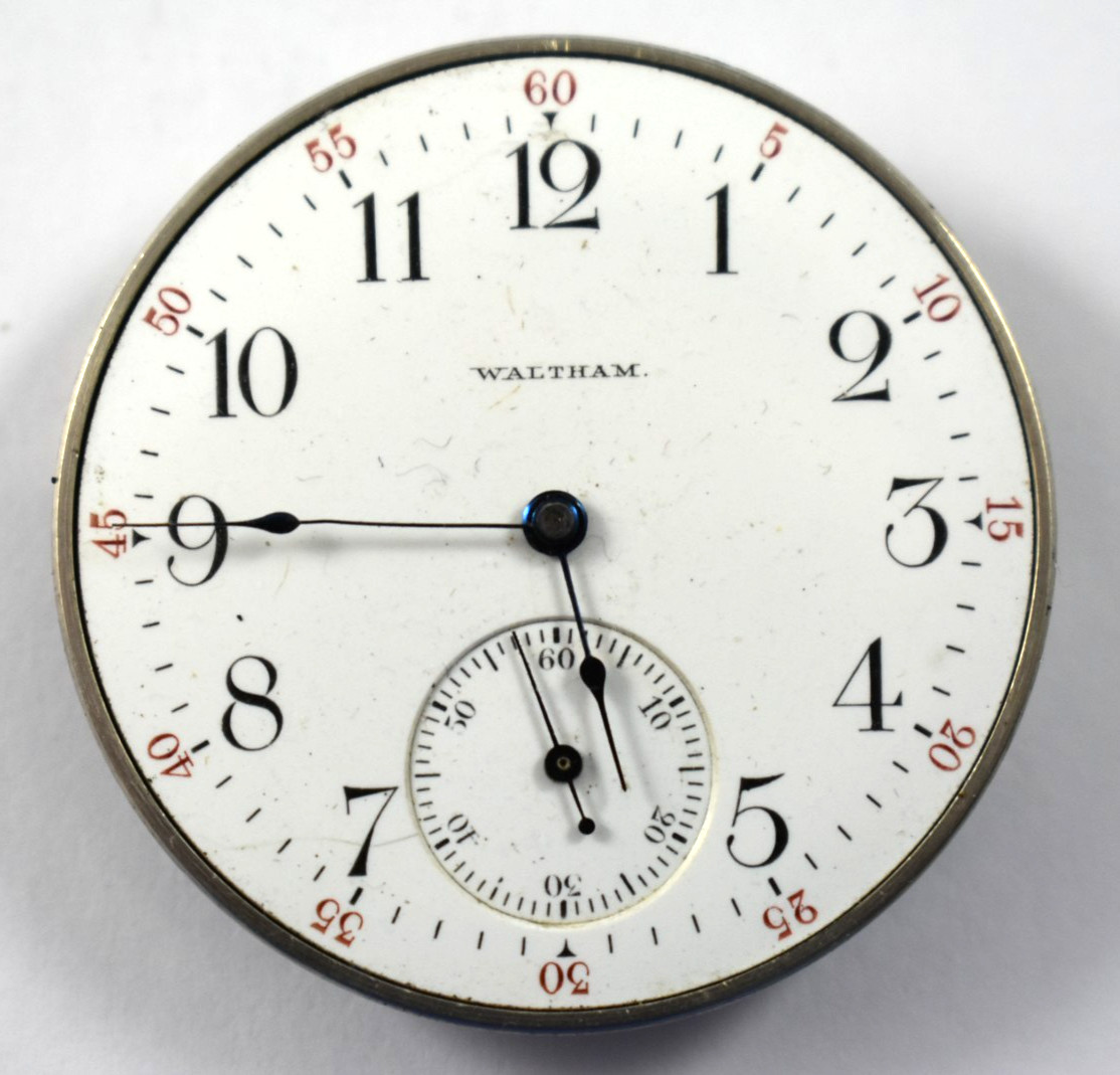 Vintage Waltham Royal 12s 17J OF Pocket Watch Movement lot.qb