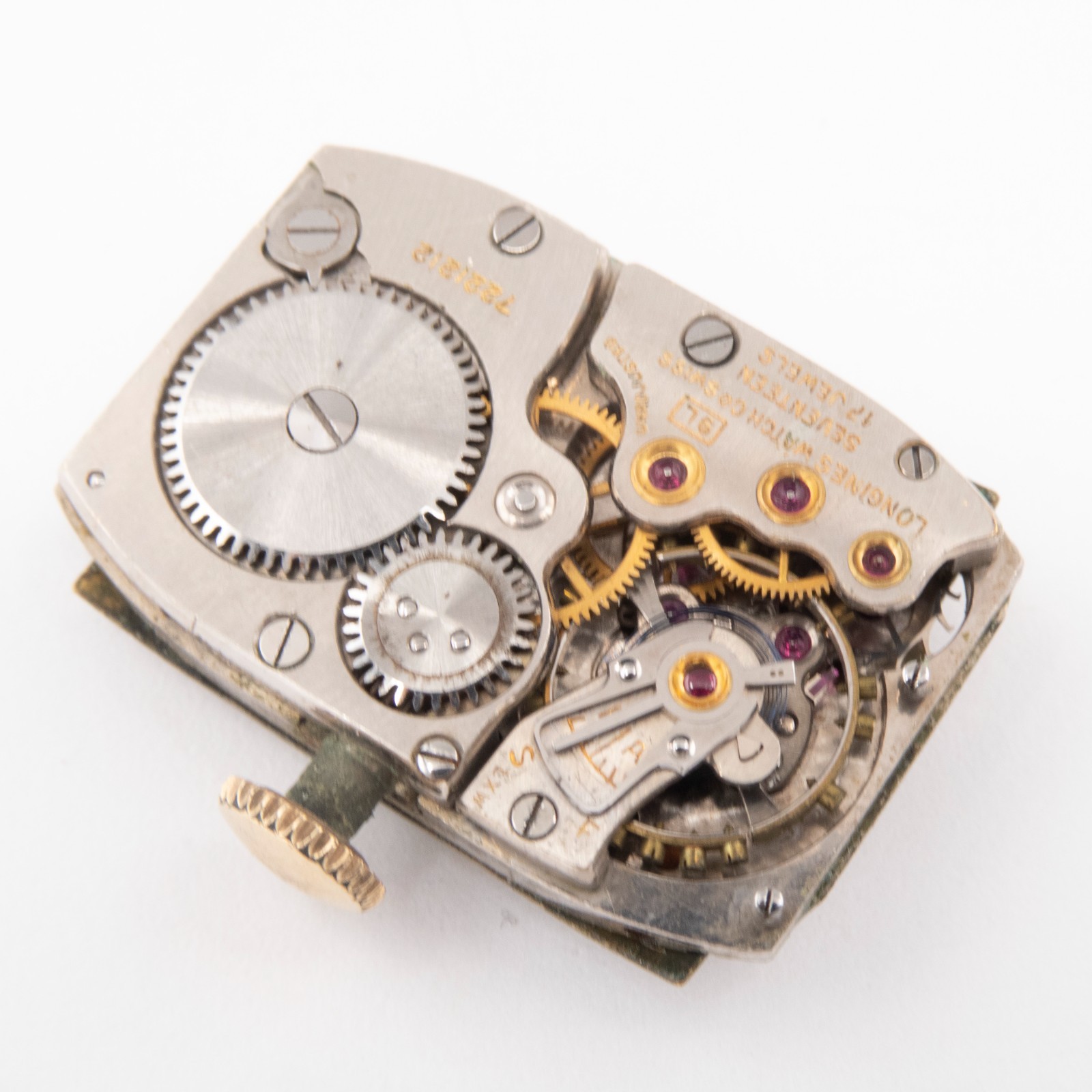 Vintage Longines Caliber 9L 17-Jewel Wristwatch Movement