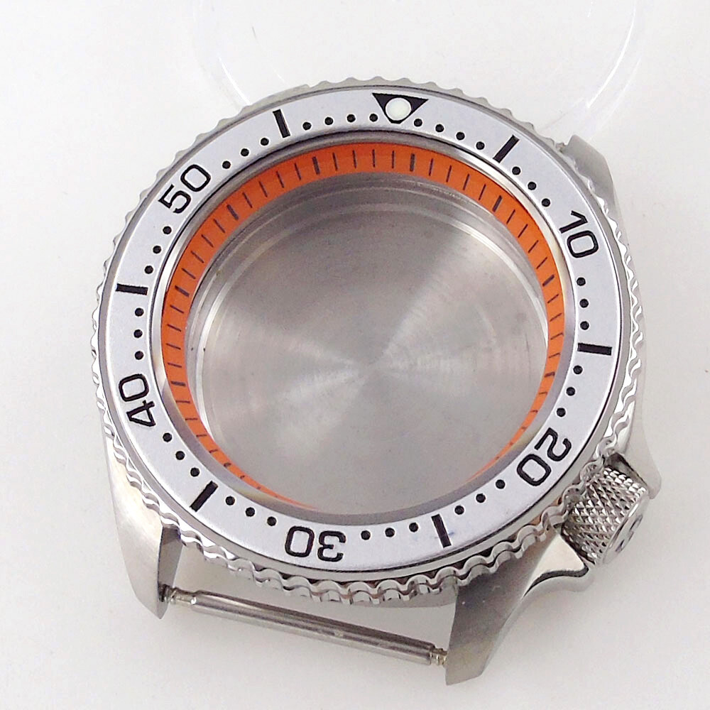 42mm Sapphire Glass Crown at 3.8 Fit NH34 NH35A NH36A Watch Case Ceramic Insert