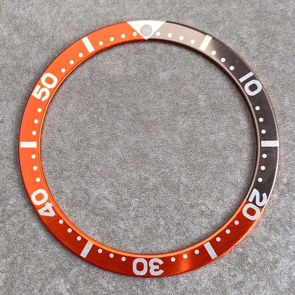 38mm*31.5mm Aluminum Alloy Watch Bezel Ring For 40mm Seiko SKX007 Watch Case