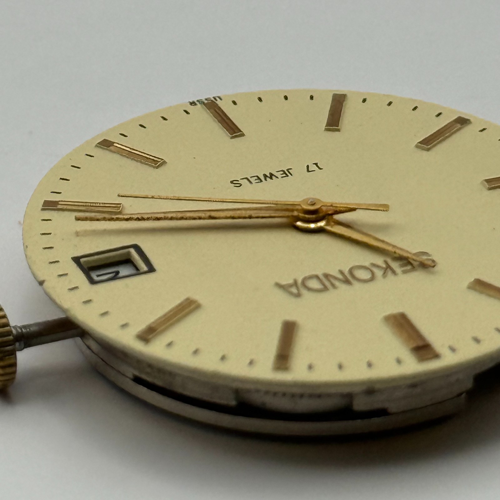 Poljot 2614.2H Watch Movement Sekonda Soviet 17 Jewels Parts Repair 26.4mm