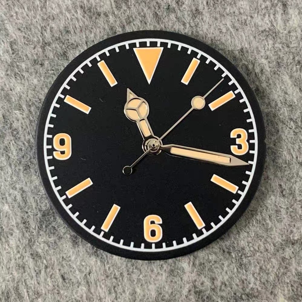 28.5mm Luminous Retro Vintage Style Watch Dial + Hands for NH35