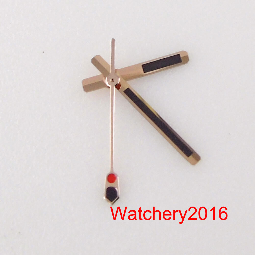 Luminous Watch Hands Rose Gold Silver Fit NH35 NH36 7s26 7s36 6r15 movement