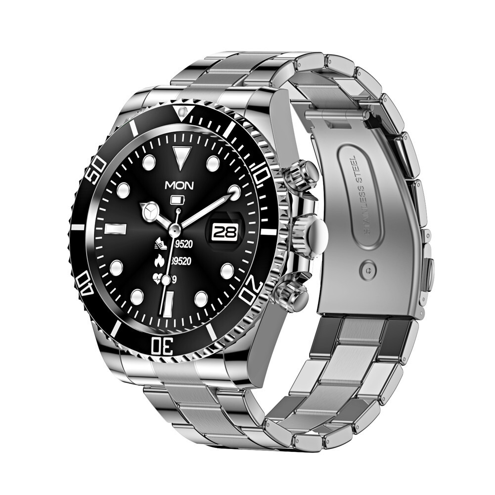 Men Smart Watch Luxury Sports Wristwatch Bluetooth Stainless Steel Smartwatch