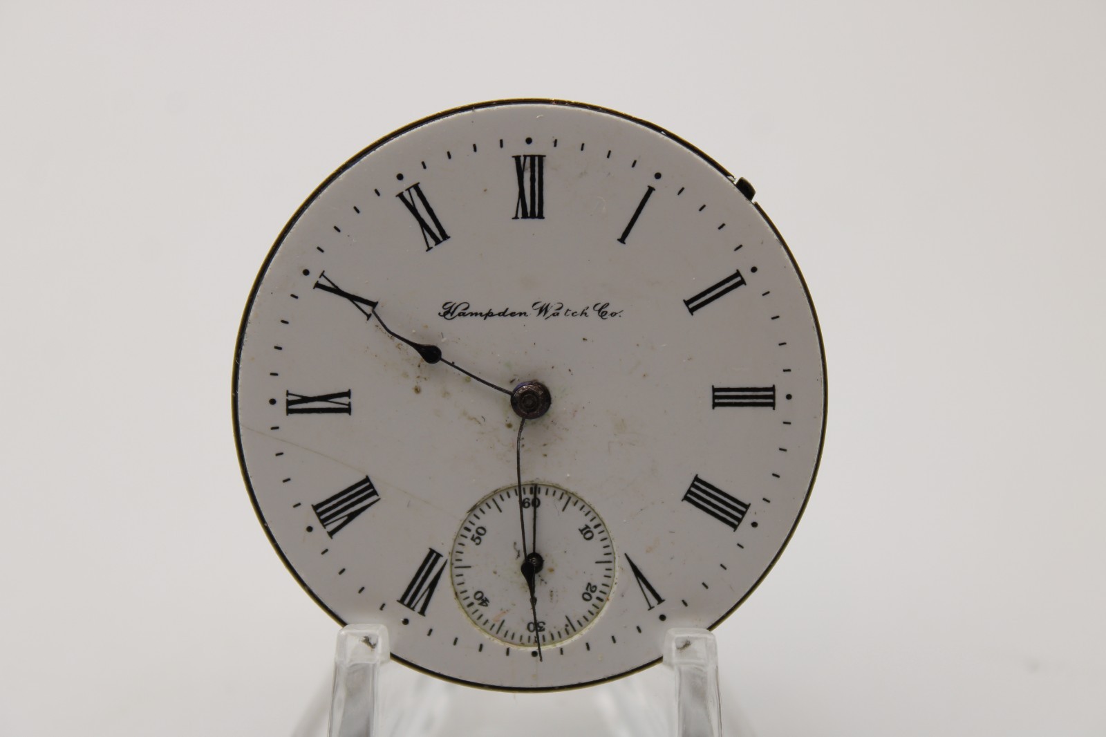 1898 HAMPDEN POCKET WATCH MOVEMENT 1139606 GRADE: CHAMPION H 16s 7j (F4H)