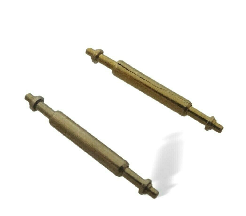 2 Rolex18k Yellow Gold Watch Datejust Pins Spring Bar 6917 69178 13mm 23-9361