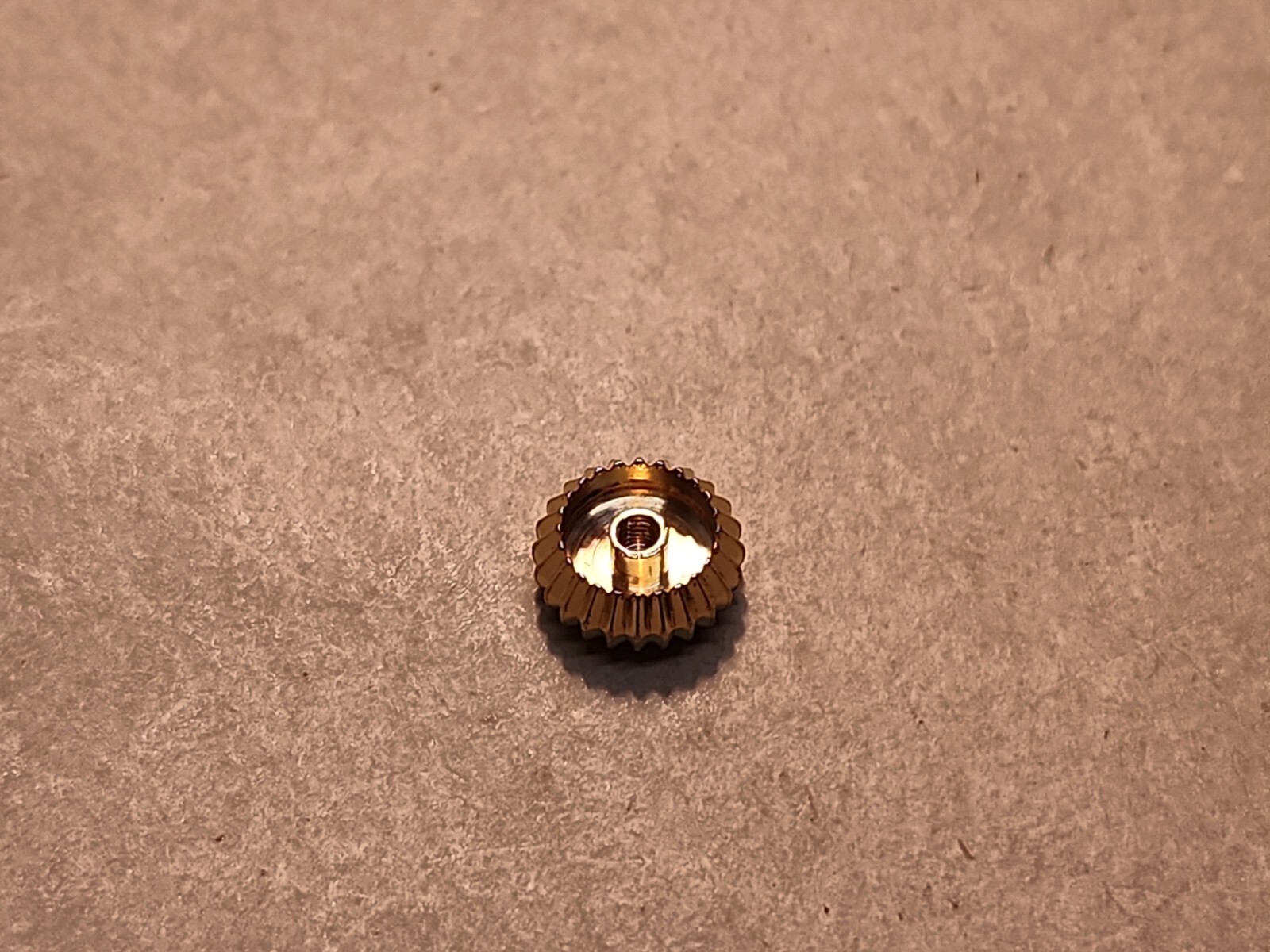 NOS 9mm Tap 1 Yellow American Pocket Watch Crown 18s Or 16s