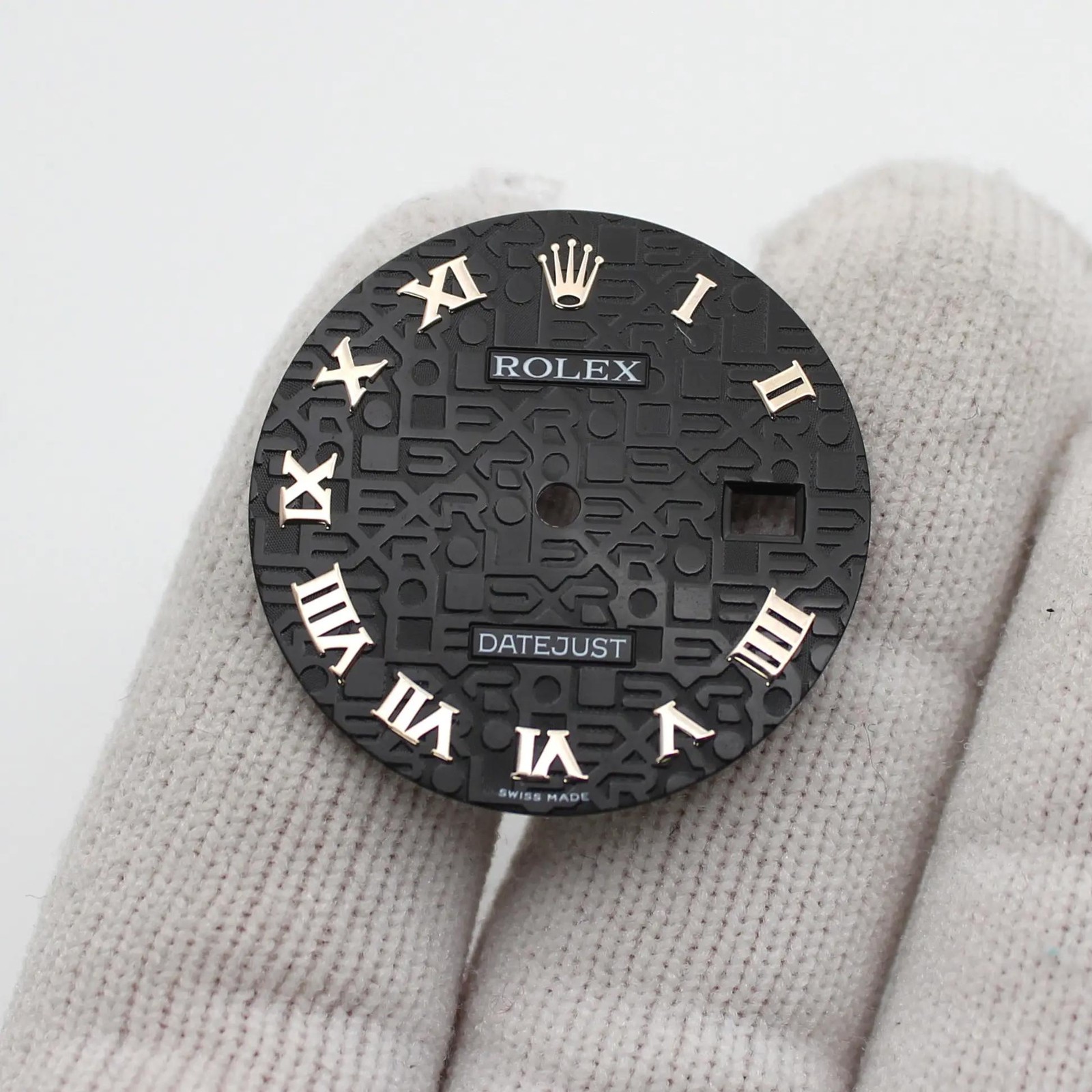 Rolex Jubilee Datejust Roman Numerals Black Dial 116234