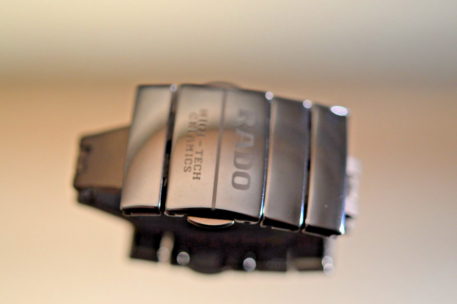 GENUINE RADO SINTRA 20MM CERAMIC COMPLETE FOLDING CLASP SILVER