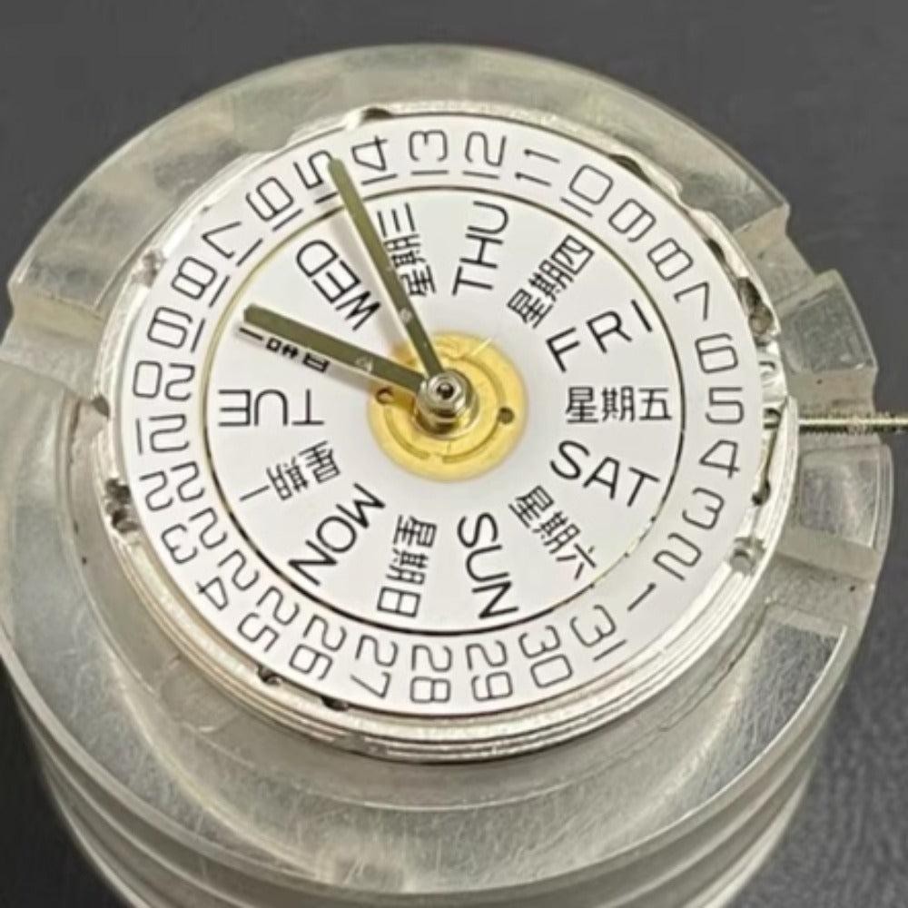 China Made Dandong 2836 Mechanical Movement Matted Finish Silver Movement SL3011