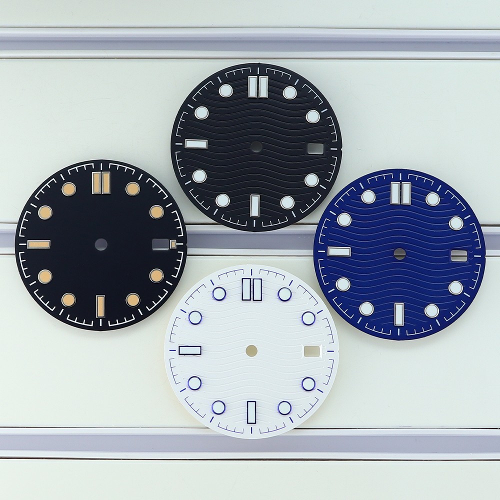 30.50mm Dial 3C Luminous Metal Dail Modify Sea300 Mod For Seiko NH35 36 Movement