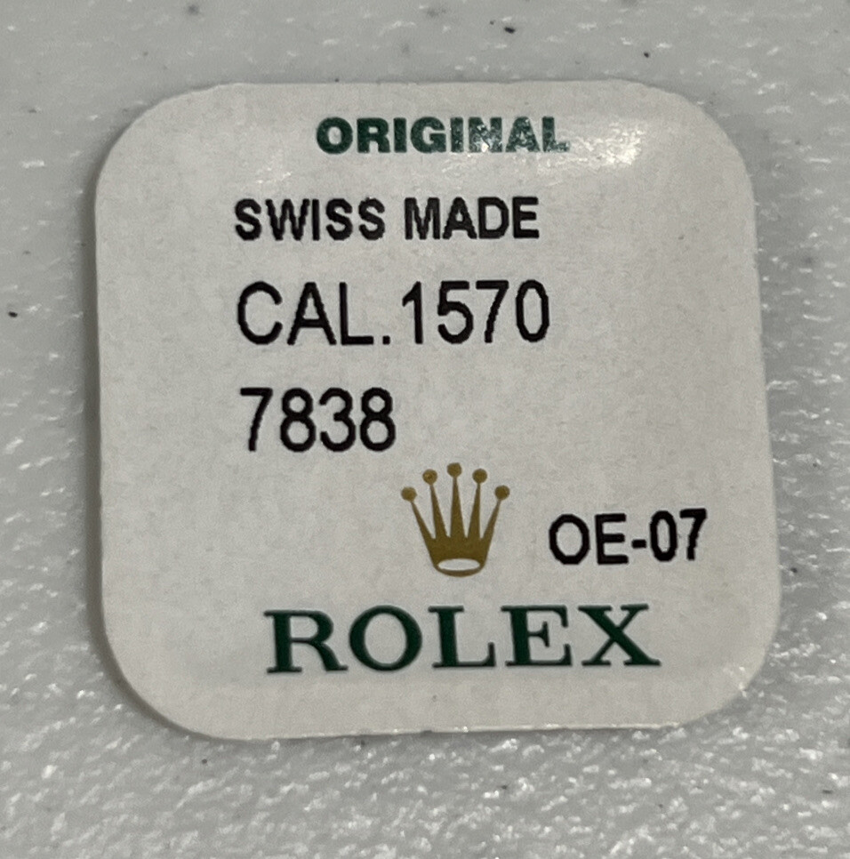 Rolex Center Second Pinion Cal. 1530 Part 7838 Authentic Original New