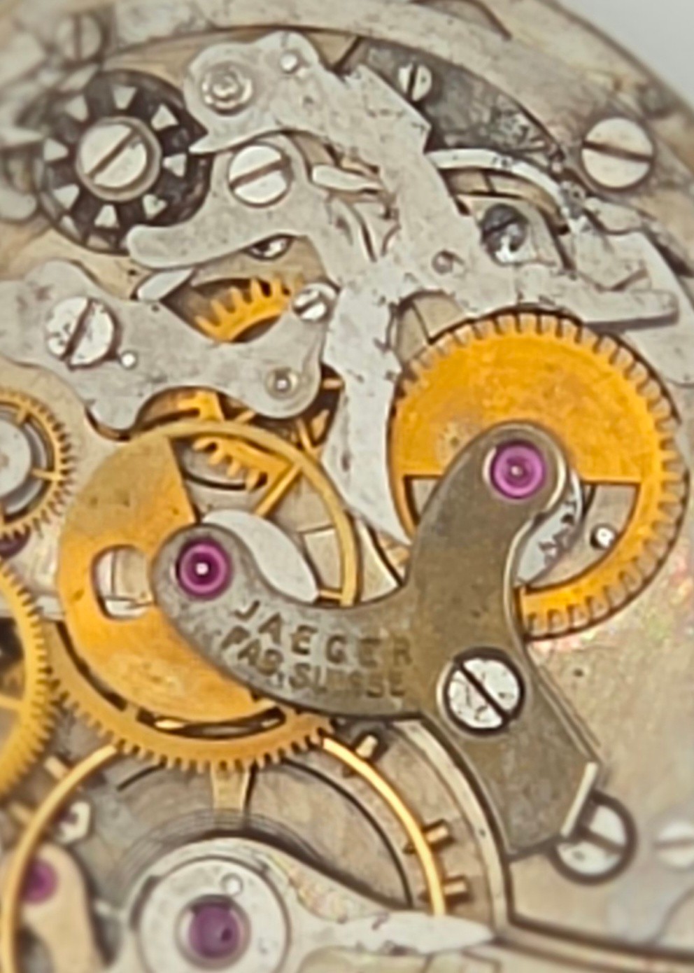 UNIVERSAL GENEVE CAL. 285 CHRONOGRAPH MOVEMENT FOR JAEGER