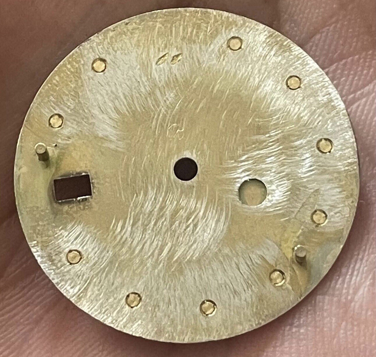 Authentic factory 36mm Rolex datejust Yellow diamond Dial for quick Set watch