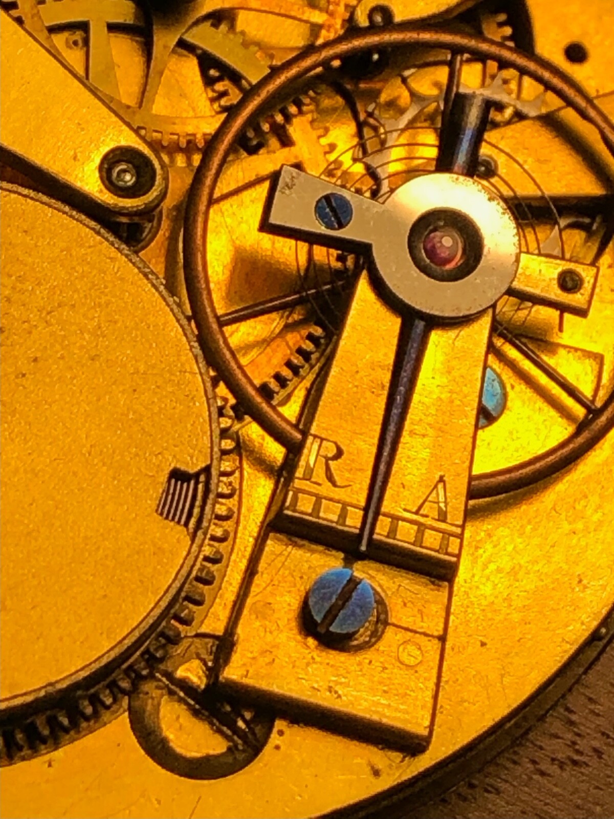 Antique Lépine/Breguet style pocket watch movement 48.5mm original Dial & Hands