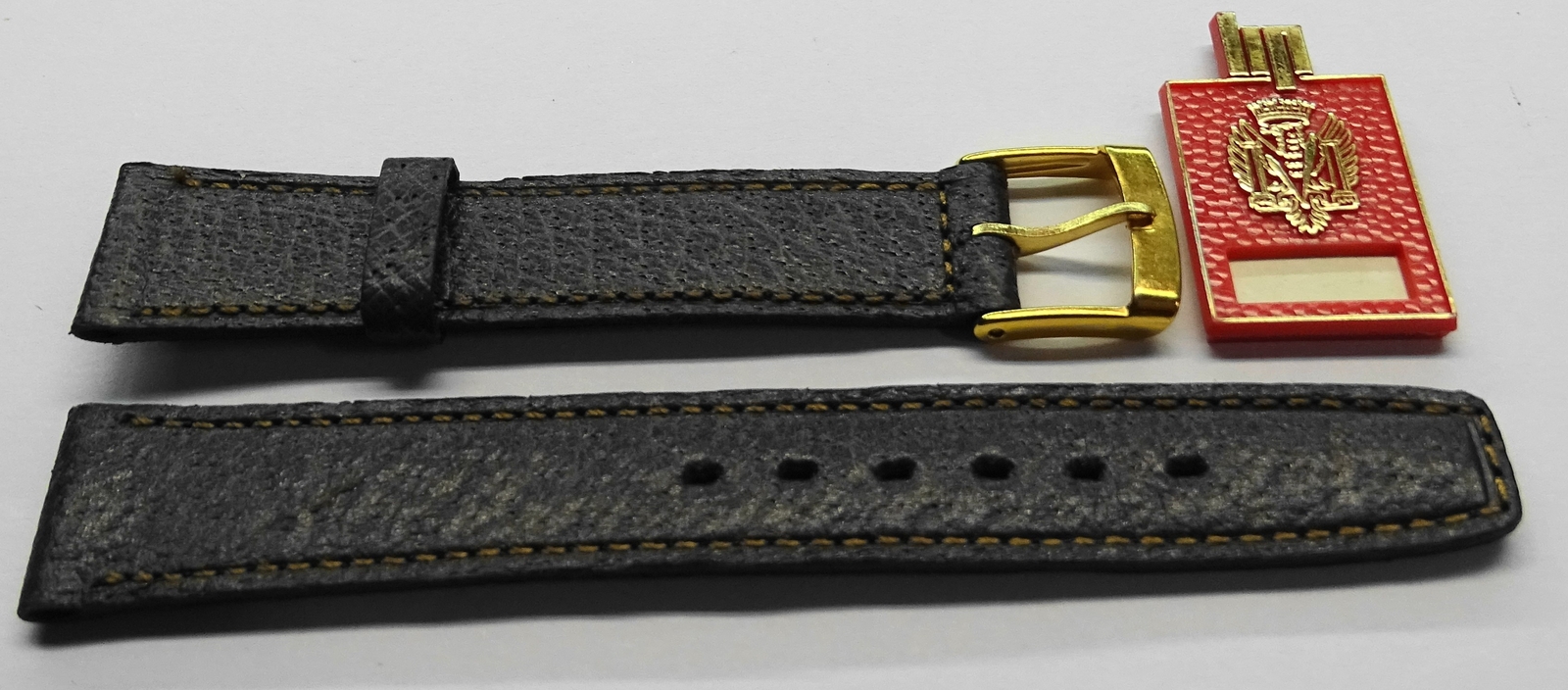 Lip Watch Bracelet Brown Leather Dark Stock Original
