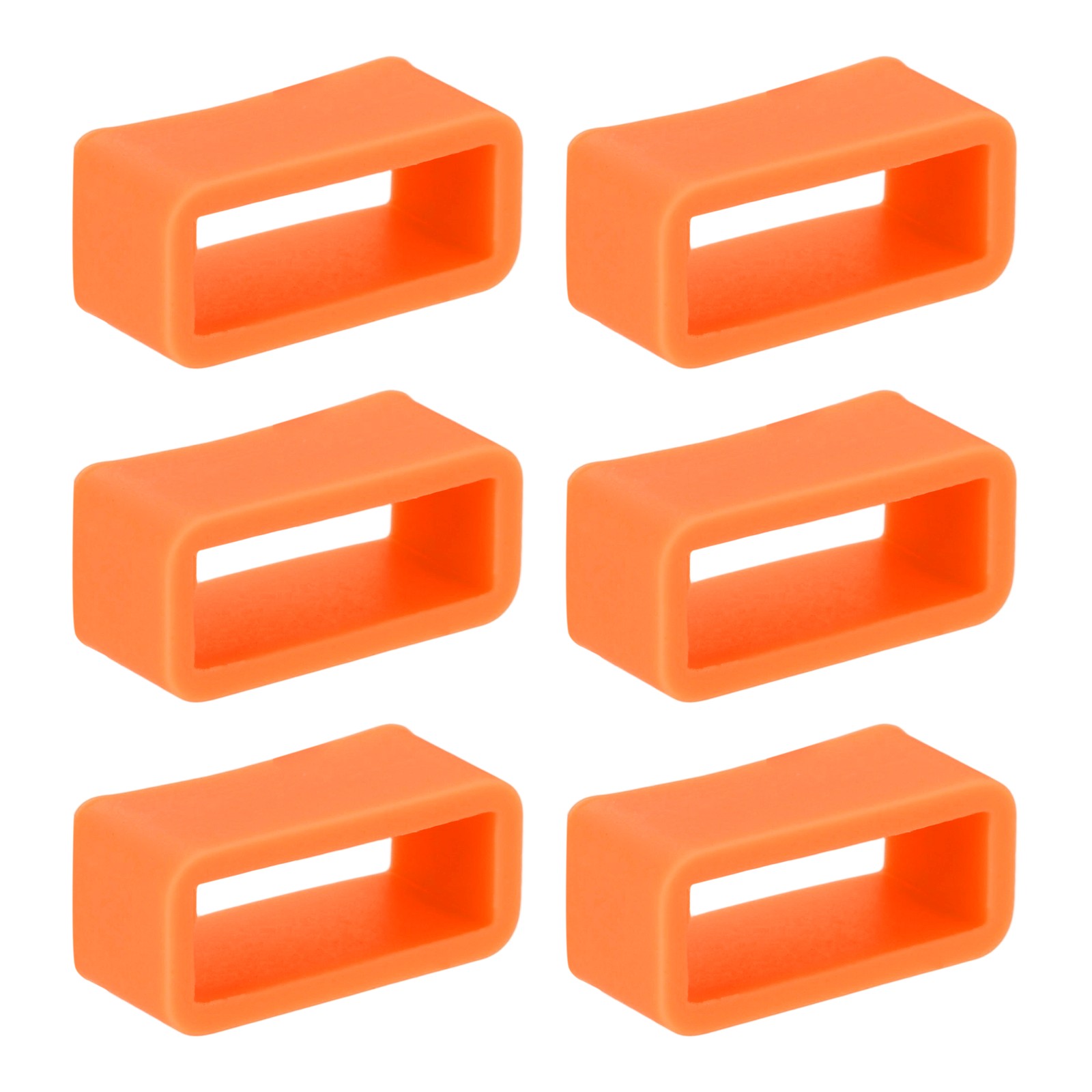 6 Pieces Silicone Watch Strap 16mm Replacement, Orange for [Brand]