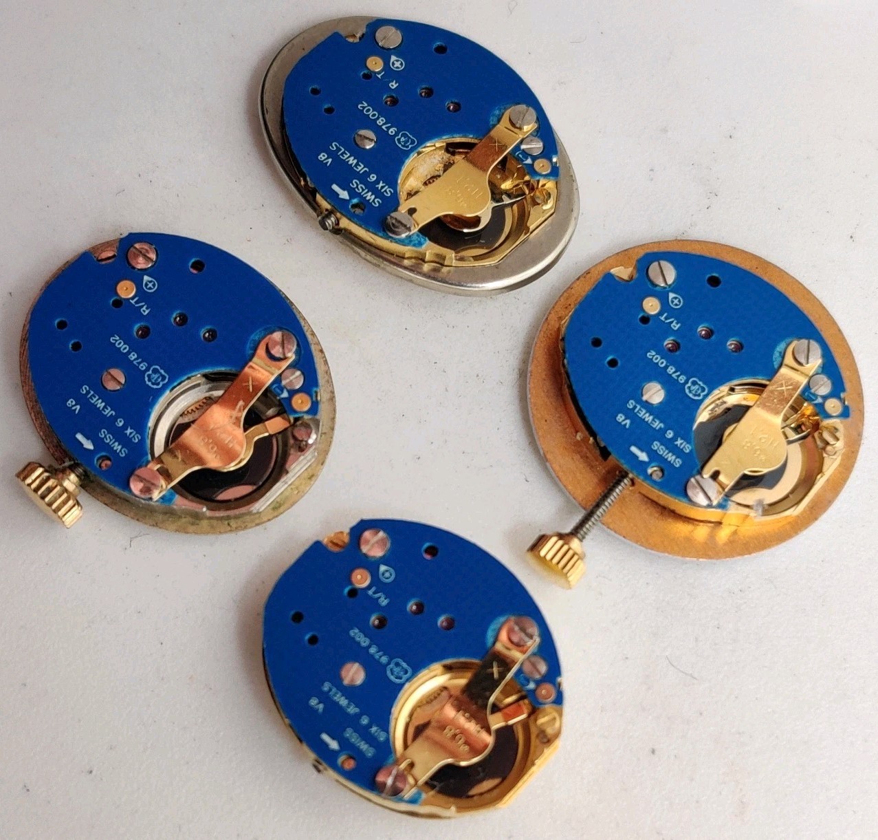 Vintage ETA 978.002 Swiss quartz movements For Repair
