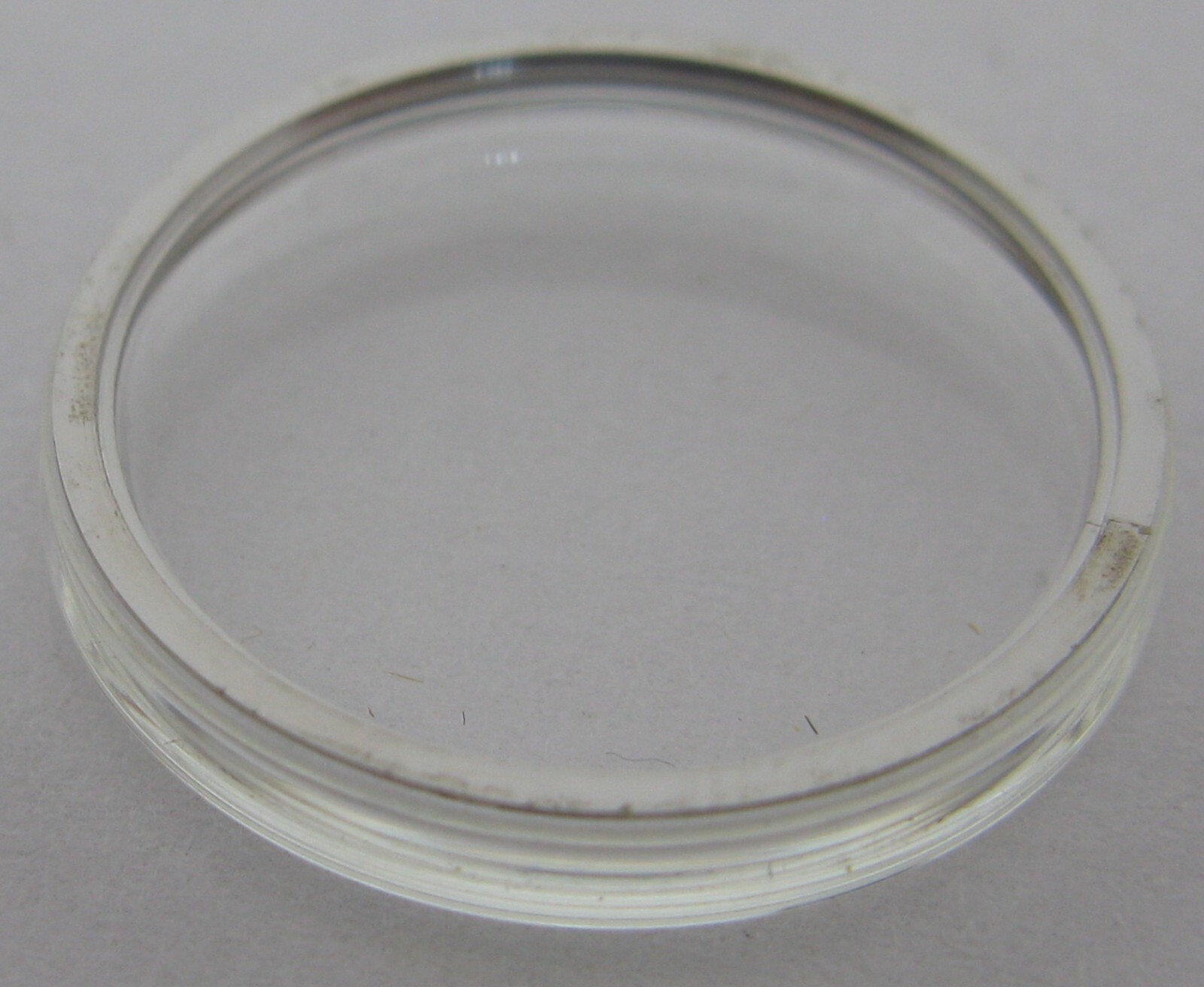 Omega Watch Crystal Acrylic PZ5039 19.10 mm white silver tension ring