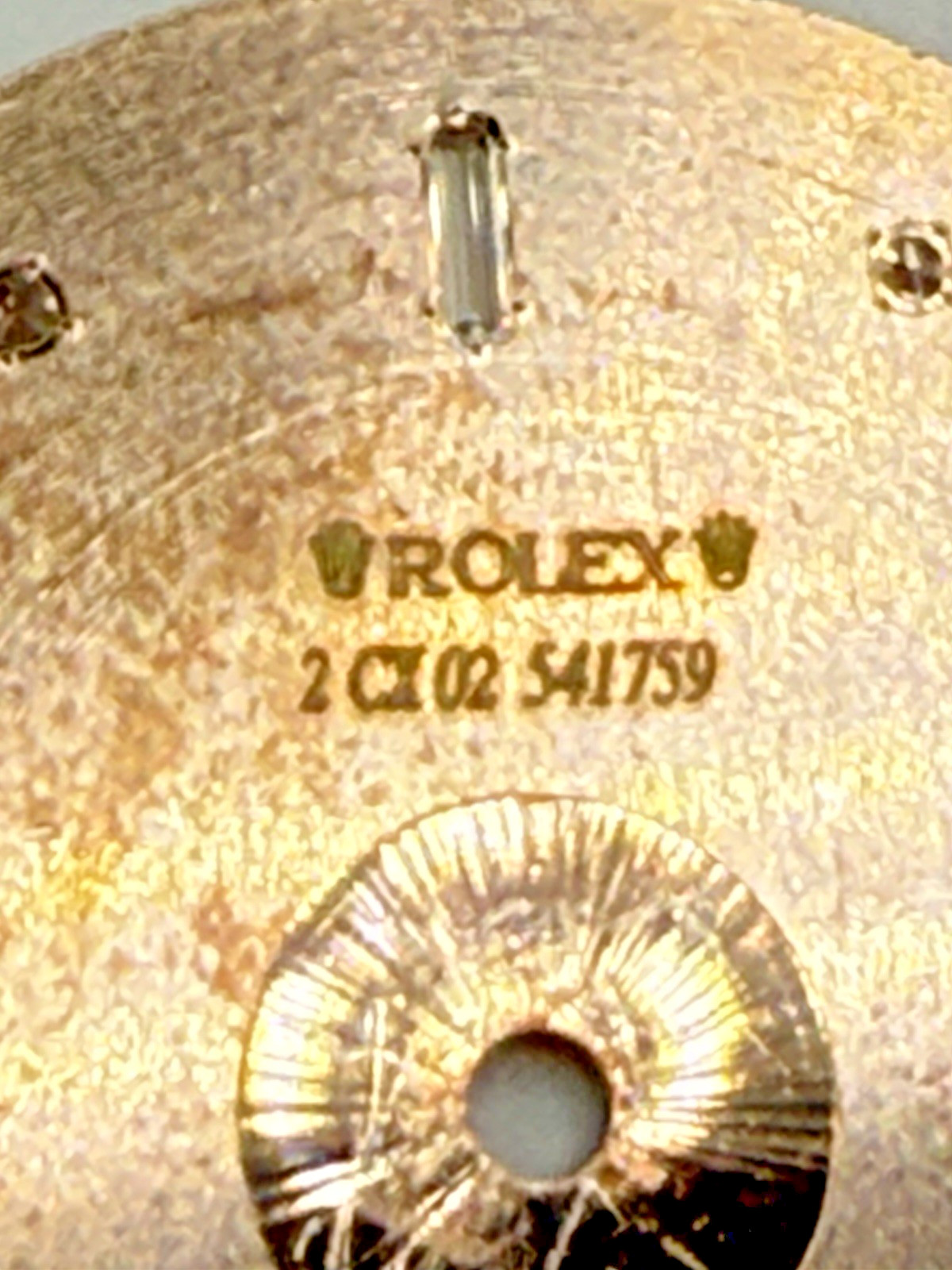 Rolex 41MM Day-Date II Rose Factory Diamond Dial 218235 Very Rare