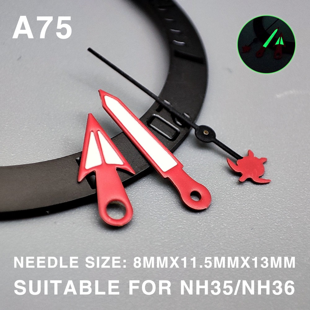 Watch Accessories NH35 Hands Luminous Watch Hands for NH35/36/4R35 Movements