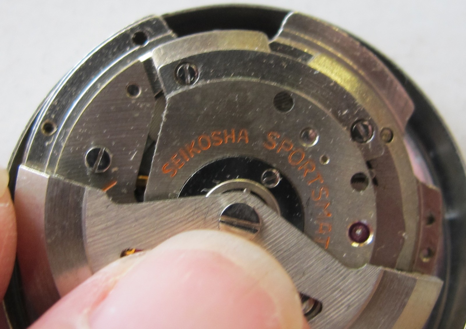 Vintage SEIKO SPORTSMATIC 21 Jewel AUTOMATIC Self-Winding MOVEMENT for Repair