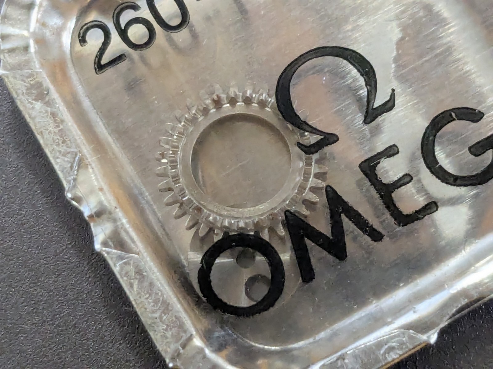 NOS Genuine Omega Cal. 260 Part# 1101/2 Watch Crown Wheel & Core