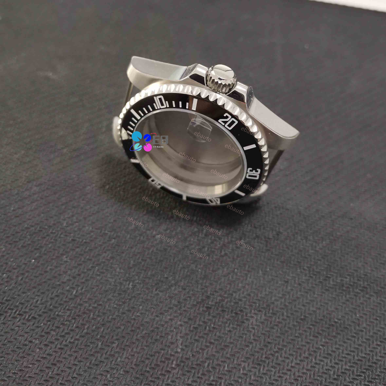 40mm Black Ceramic Bezel Watch Case For NH35 NH36 4R35 4R15 4R36 SKX007 Movement