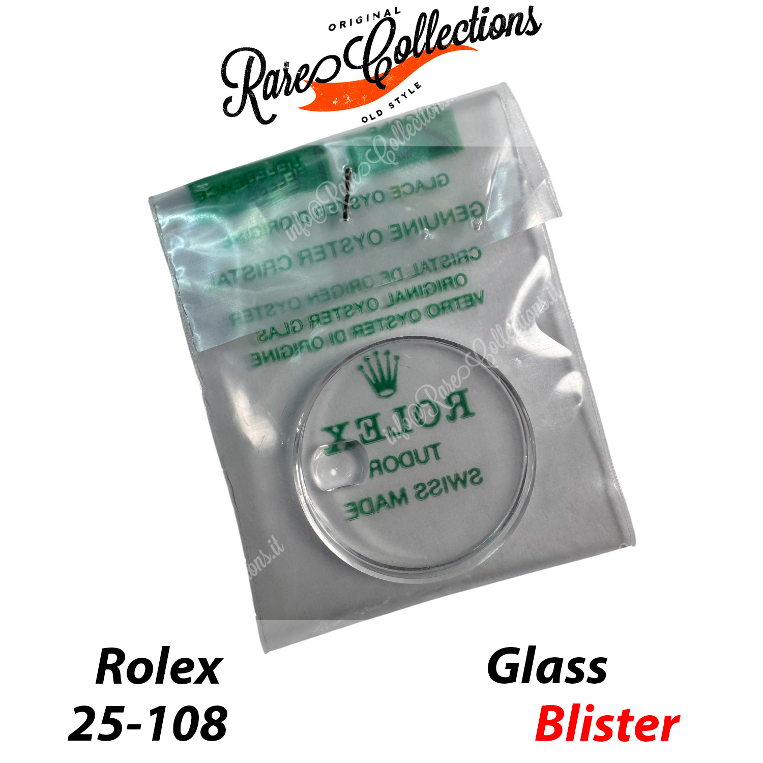 Rolex 25-108 New Blister X1 Piece X1 Piece Glass Plexy 6494 6694 6694