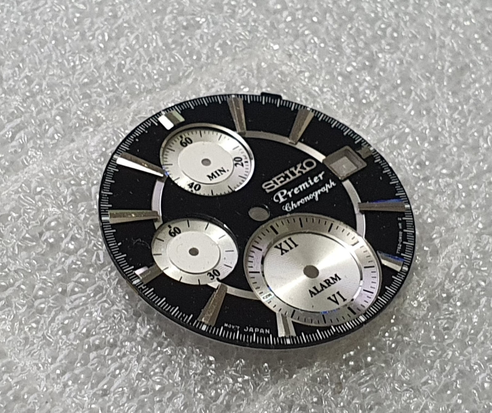 Seiko Premier Chronograph 7T62-0MX8 Watch Dial Part Genuine Seiko Dial Part