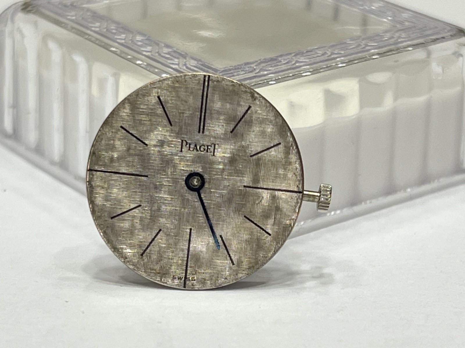 Piaget Manual Cal.9P Dial & Movement & Crown Swiss Made Ultra Thing Running