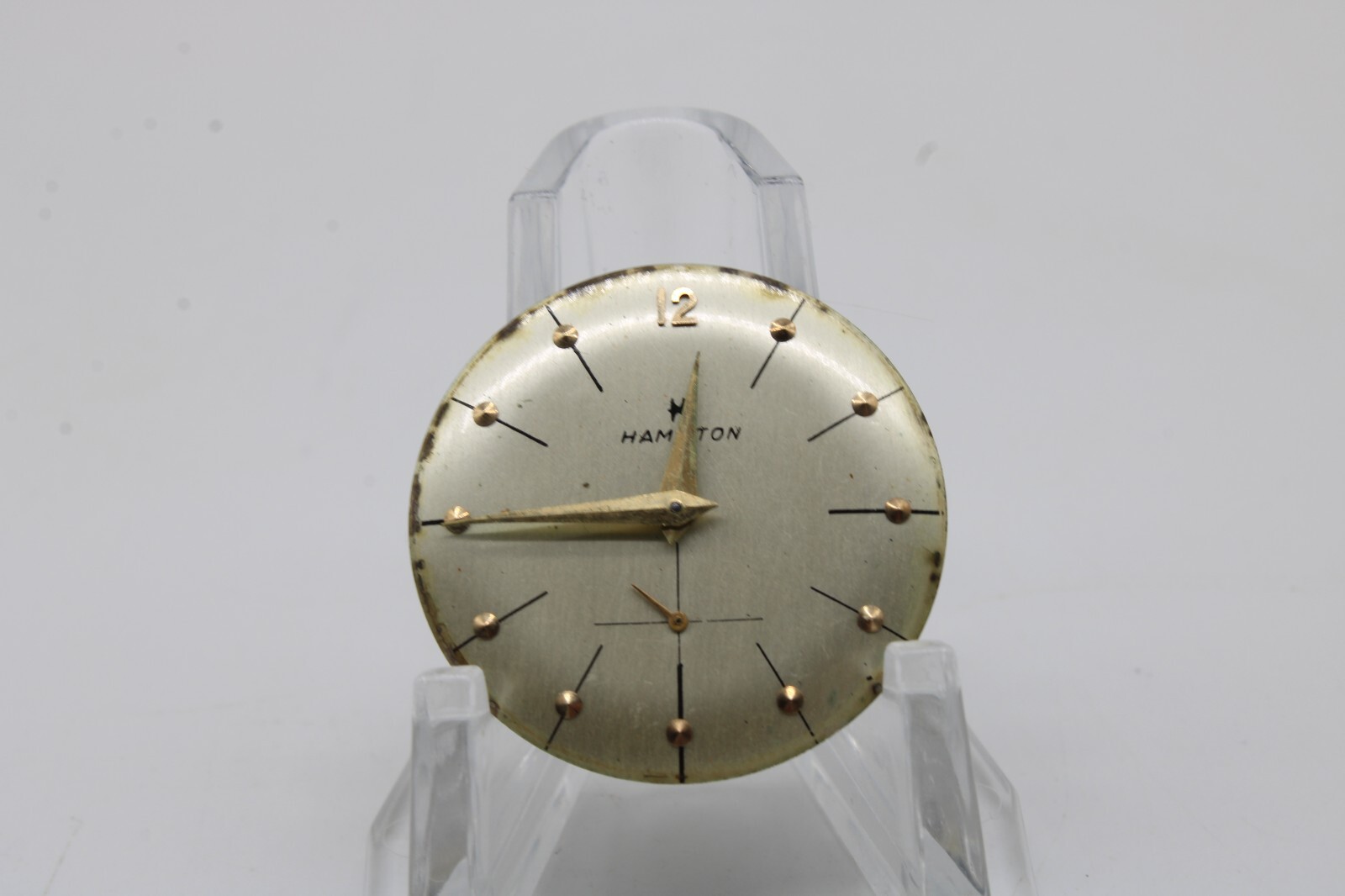 HAMILTON 770 WATCH MOVEMENT USA 22j 20.5x22mm FOR REPAIR (FH2)