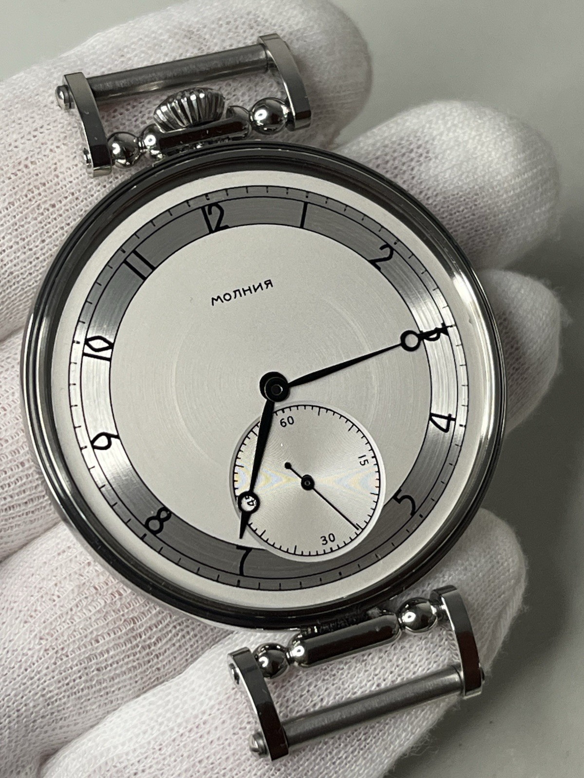 Molnija Marriage Watch Parts Set – Case Dial Hands – No Movement – Aftermarket