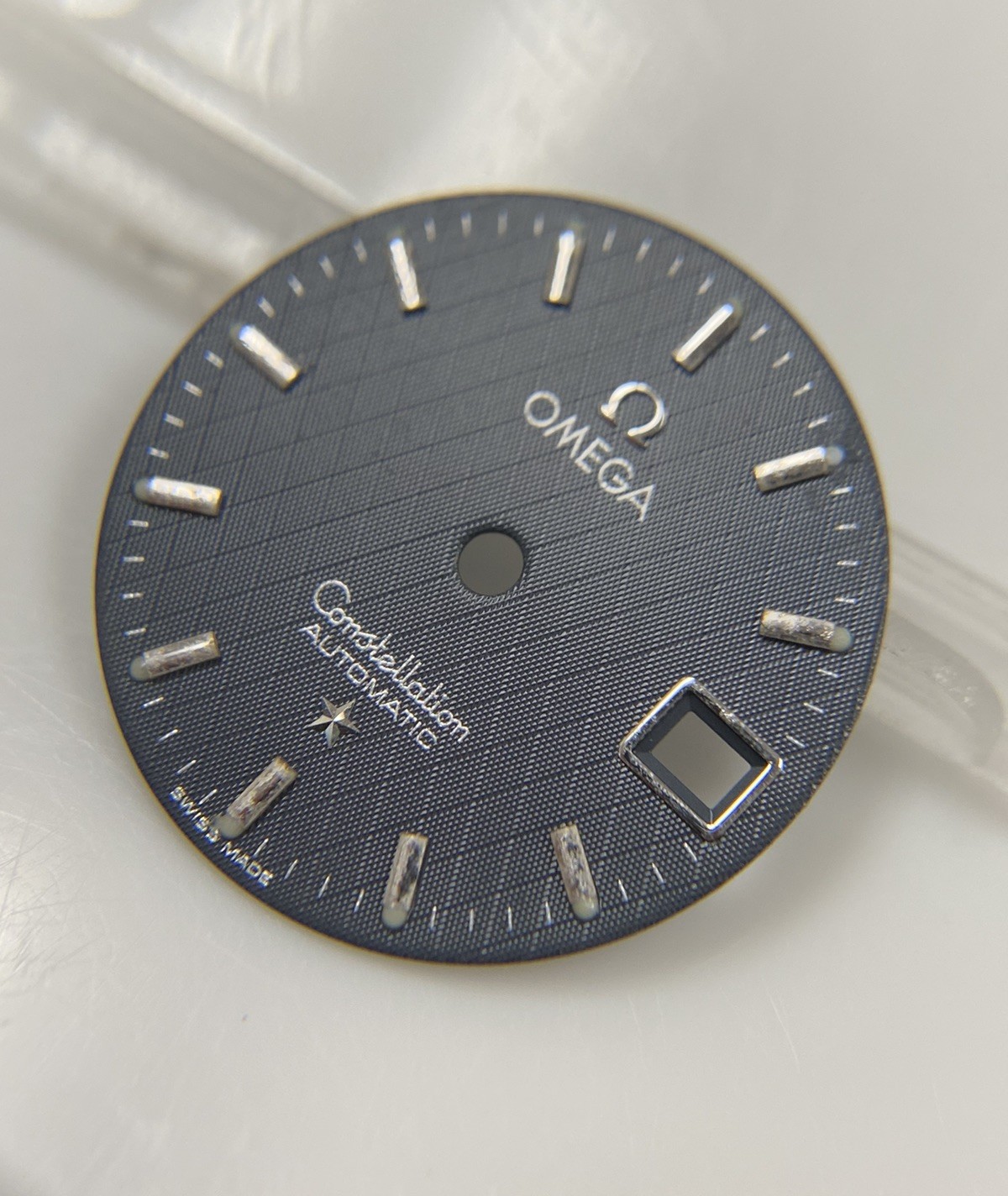 Original NOS Omega Constellation 20.50mm Navy Blue Dial