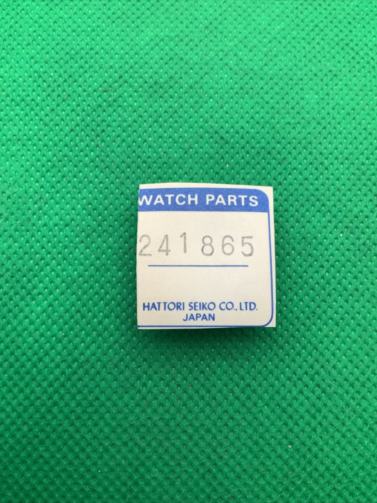 Genuine Seiko 241 865 Fourth Wheel, 241865, Sealed, NOS