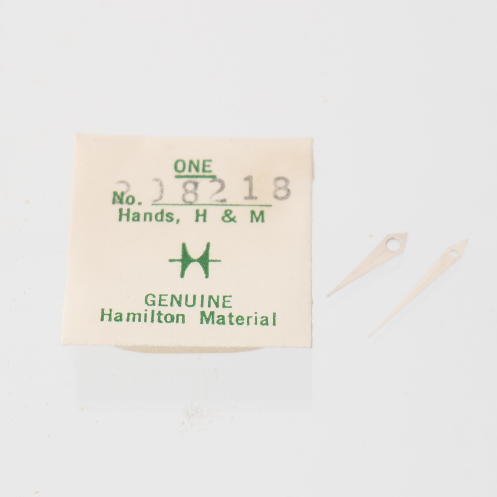 Hamilton Watch Hands No. 208218 Original Pair Hour Minute Watchmaker Parts (H22)